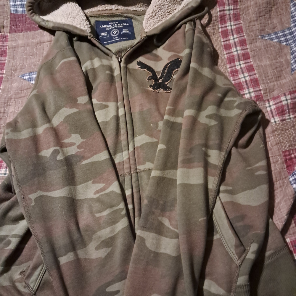 American Eagle Outfitters Women's Camouflage Field Jacket
